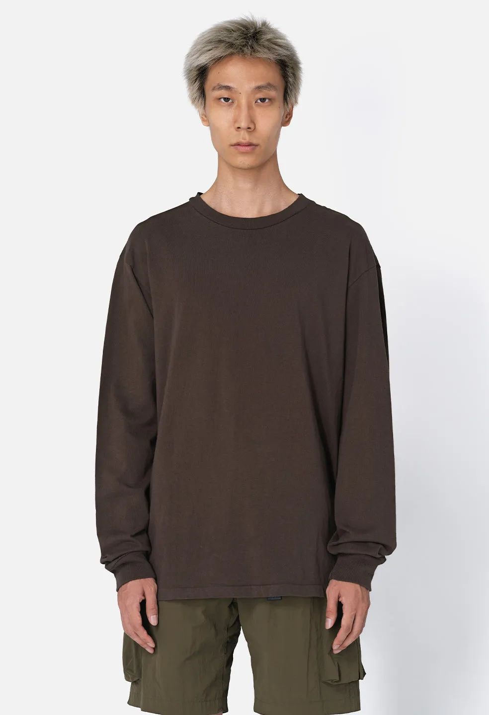 Ls University Tee / Chocolate Brown