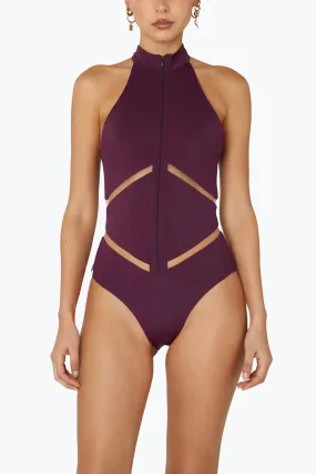 Maya One Piece Bordeaux