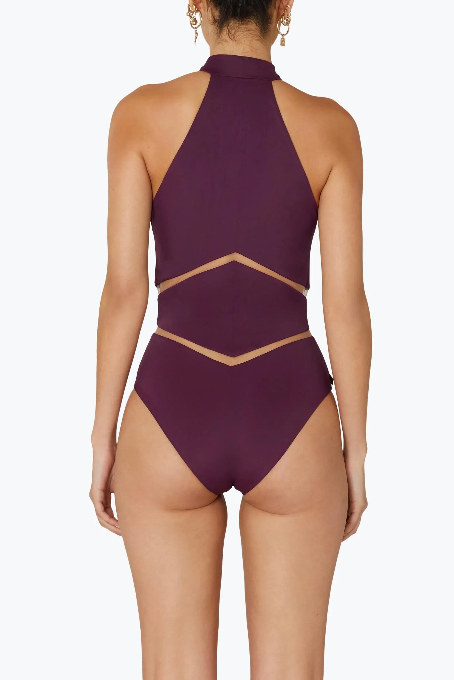 Maya One Piece Bordeaux