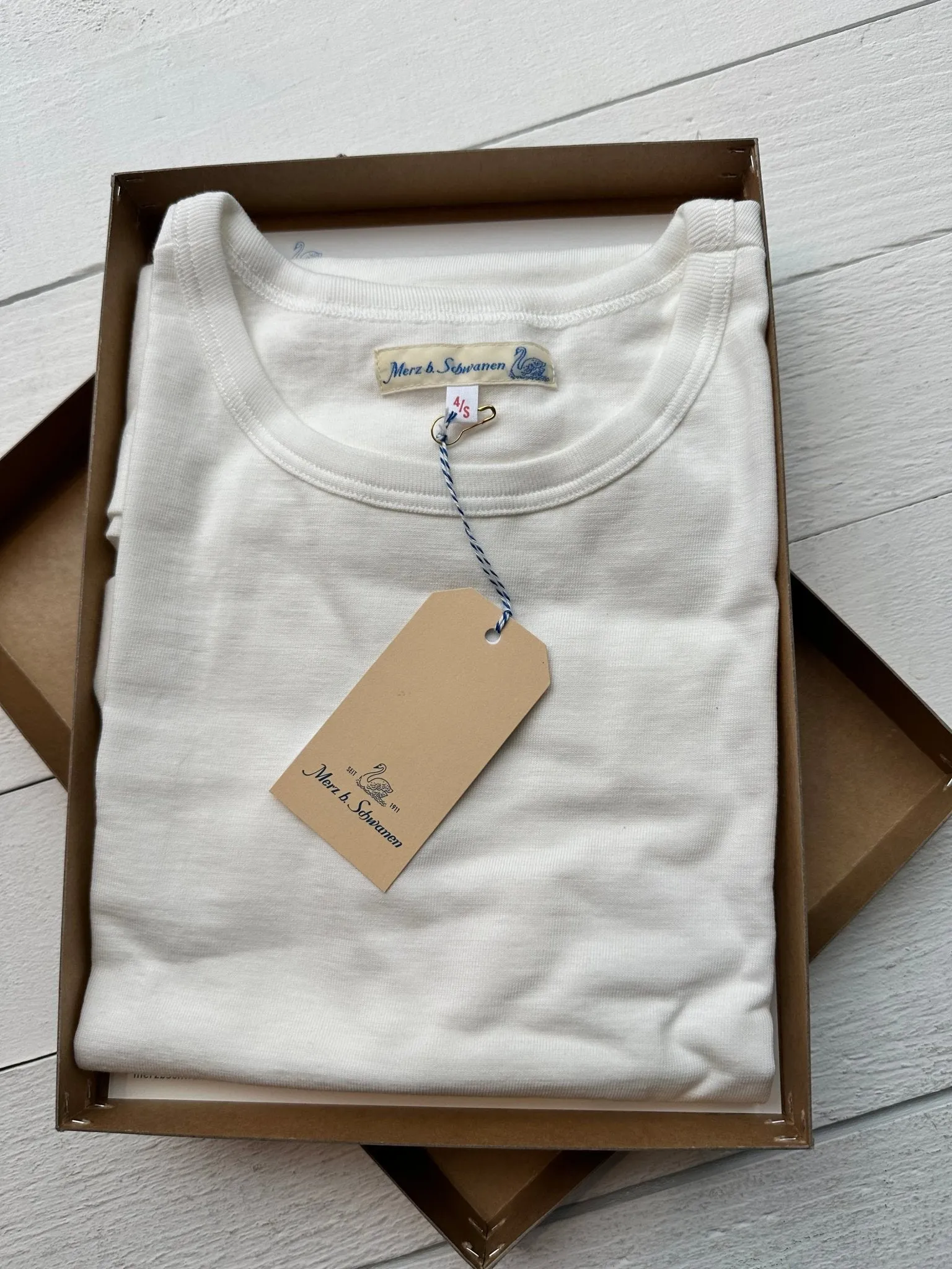 Merz b. Schwanen - Classic 215 T-shirt in White