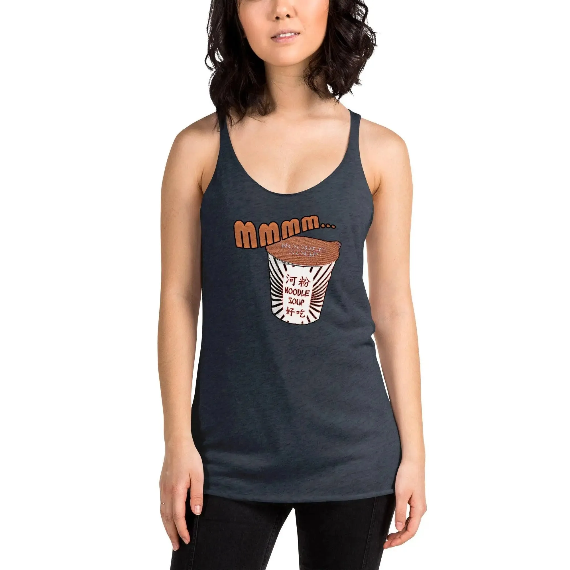 Mmm, Noodle Soup Women's Racerback Tank