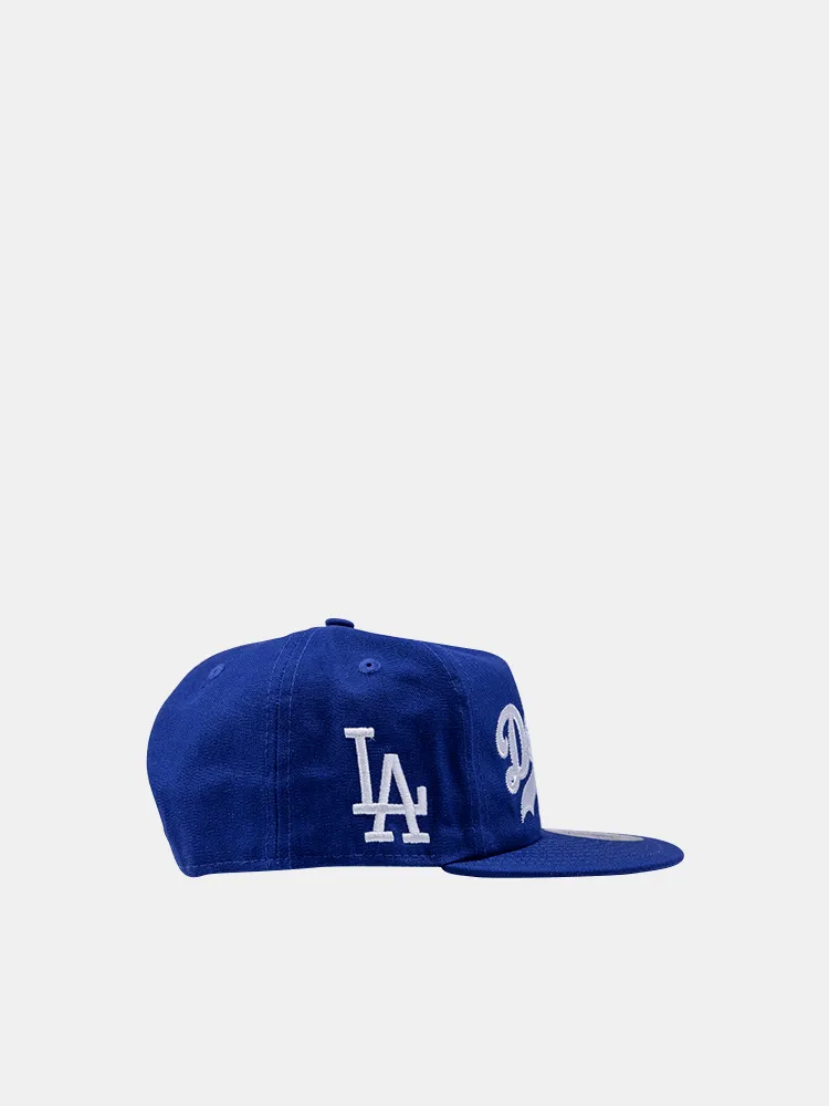 New Era The Golfer Los Angeles Dodgers Script Patch - Navy / White