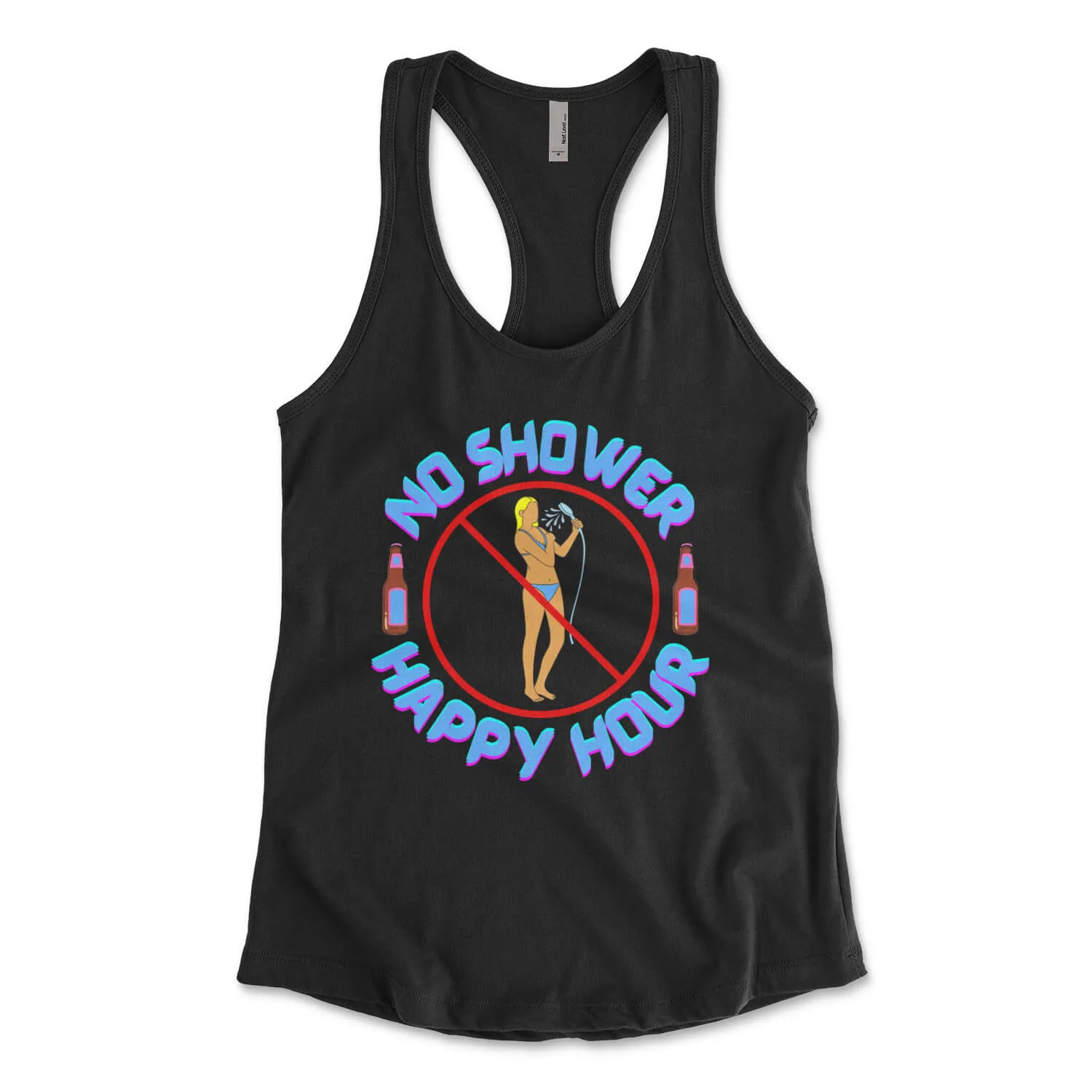 No Shower Happy Hour Women's Tank Top