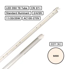 NormLite Standard Illuminant CRI 98 D50 5000K T8 LED Tube Pro (ISO3664:2009) - Pack: 3pcs