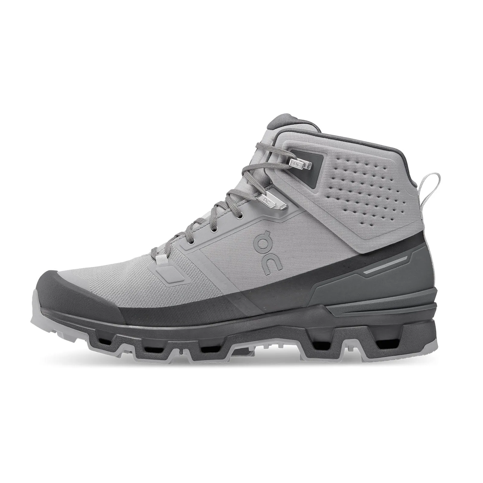 On Running Cloudrock 2 Waterproof Mid Hiking Boot (Men) - Alloy/Eclipse