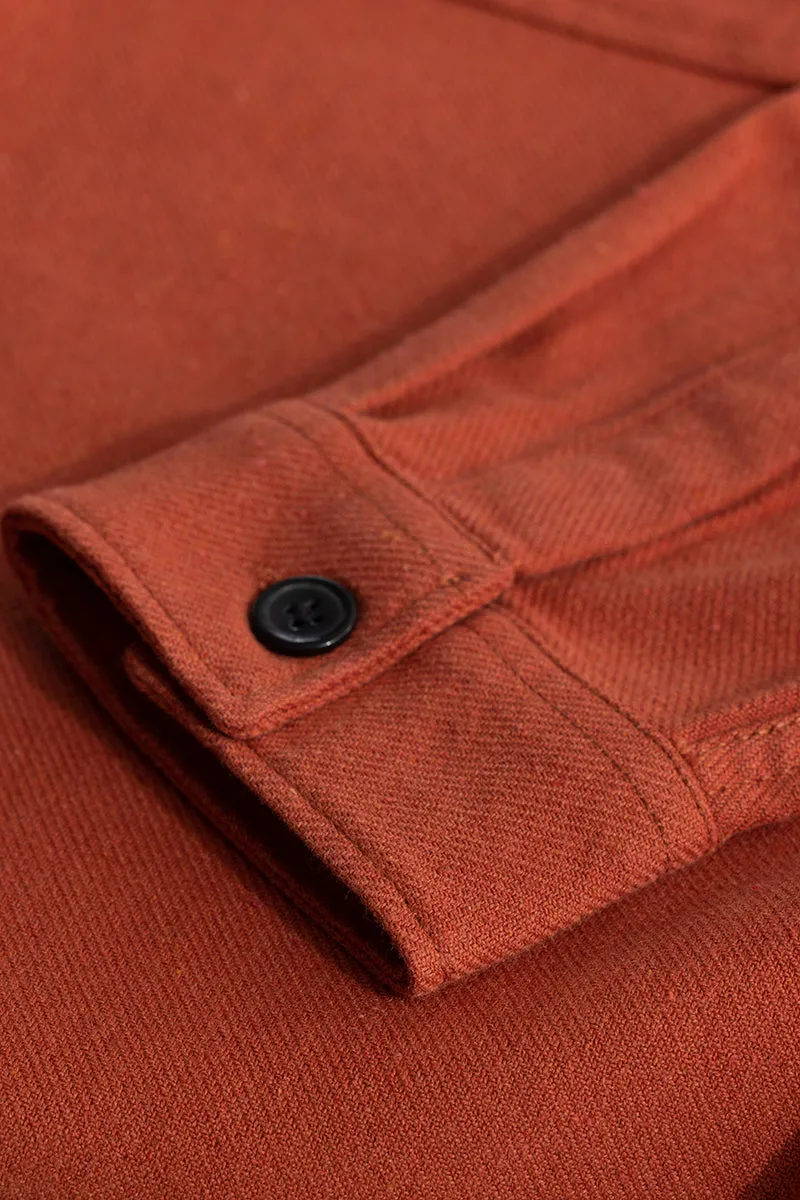 Overflap Orange Overshirt