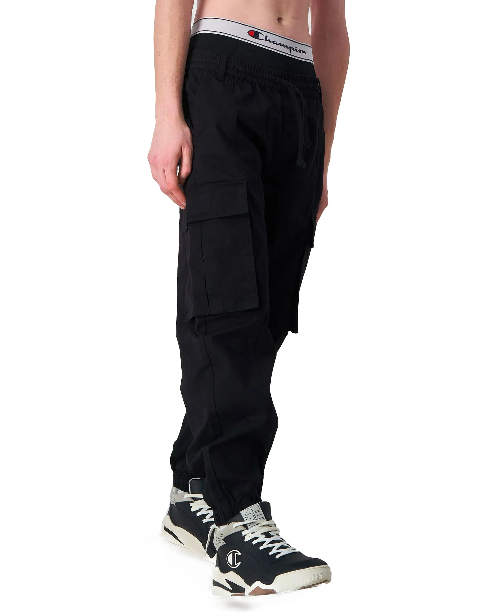 Pantalone Cargo Uomo Champion Nero