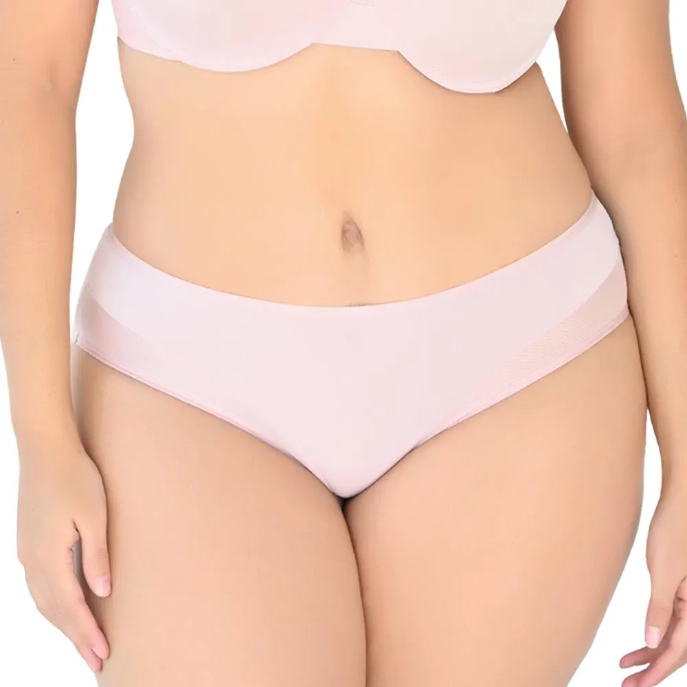 Pantie coordinable de talla extra con detalles de mesh  74181 Lady Carnival