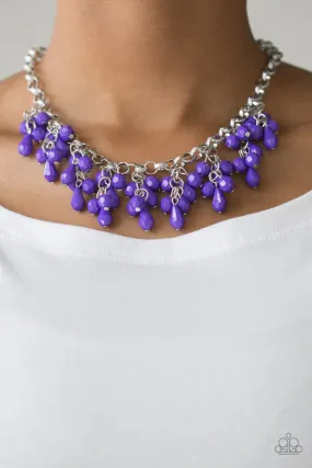 Paparazzi Necklace ~ Modern Macarena - Purple