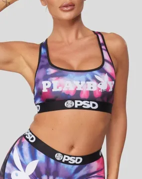 Playboy Spiral Dye Sports Bra