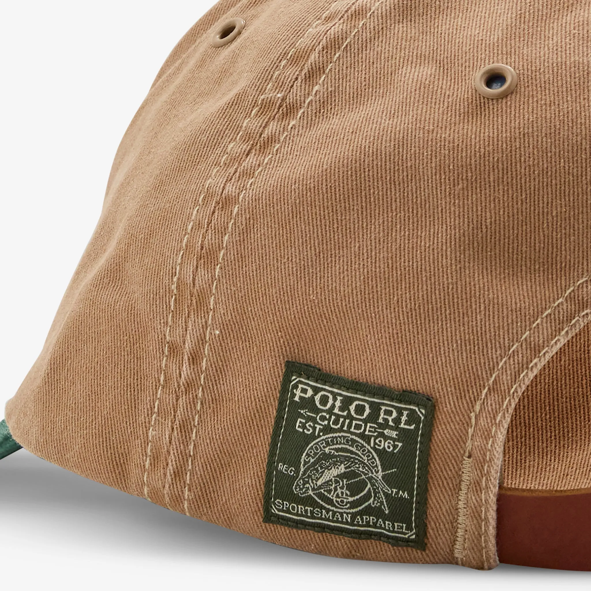 Polo Sportsman Twill Long-Bill Cap Rustic Tan | Vintage Pine