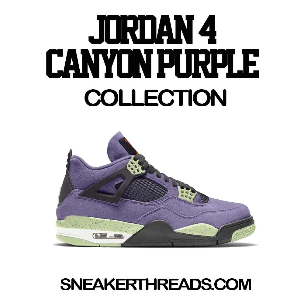 Retro 4 Canyon Purple ST Logo Shirt