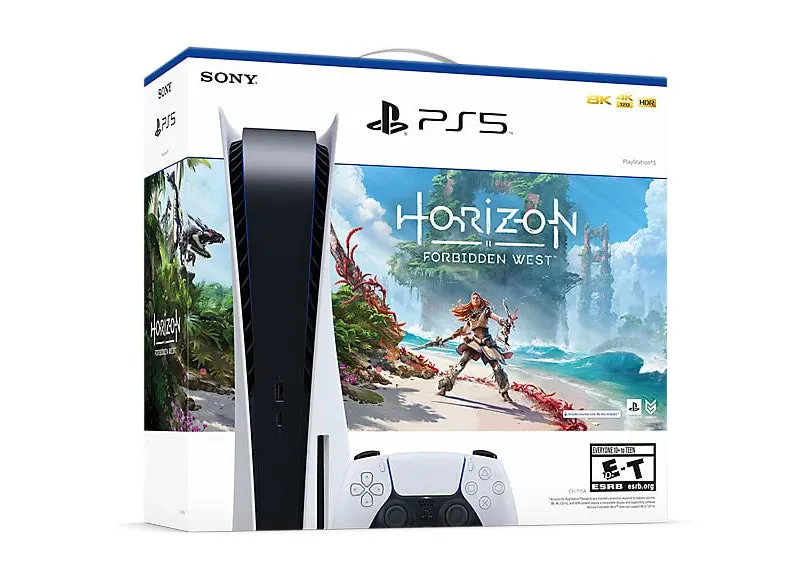 Sony PlayStation 5 PS5 Blu-ray Horizon Forbidden West Console Bundle (US Plug) 1000032115 / 1000032000