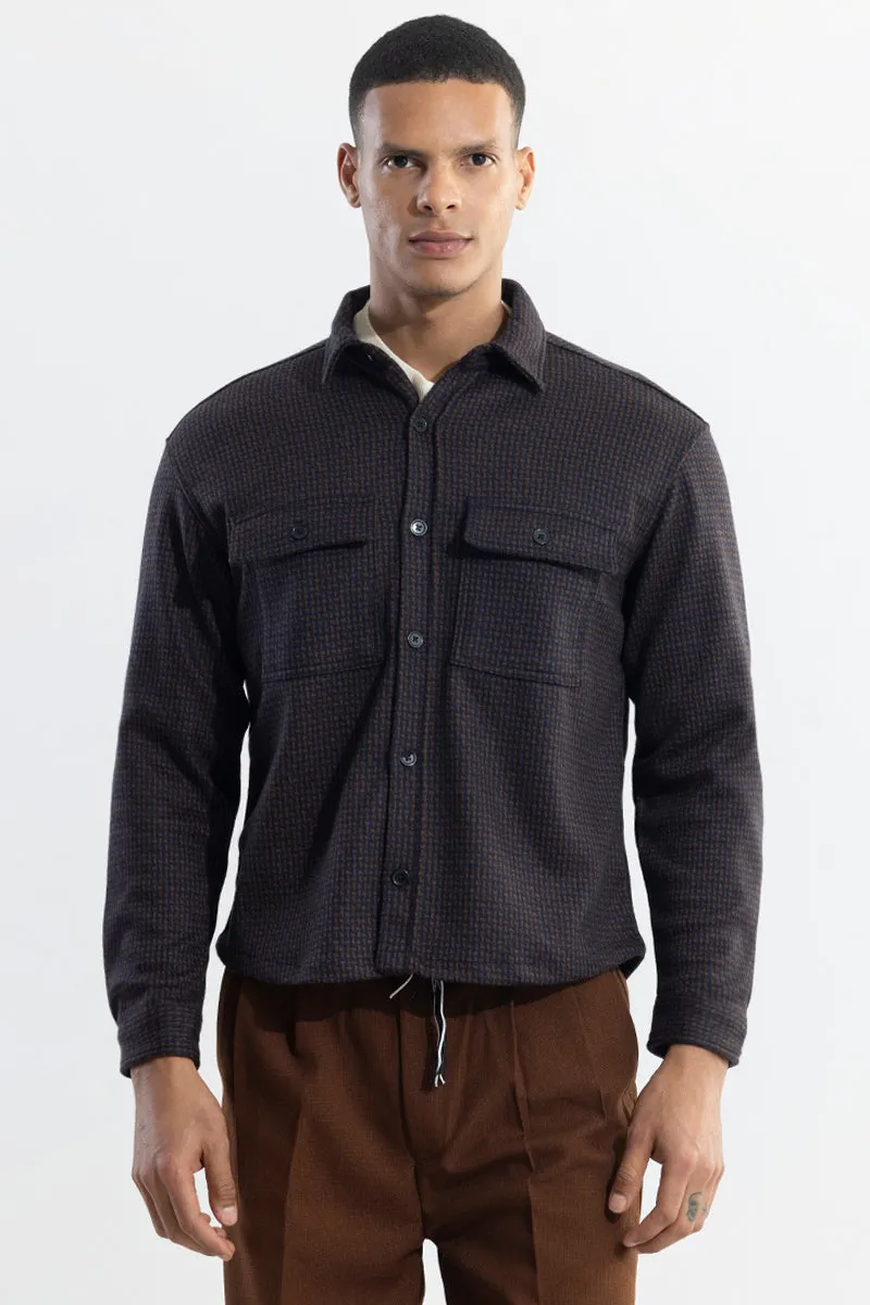 Spoondrift Brown Overshirt