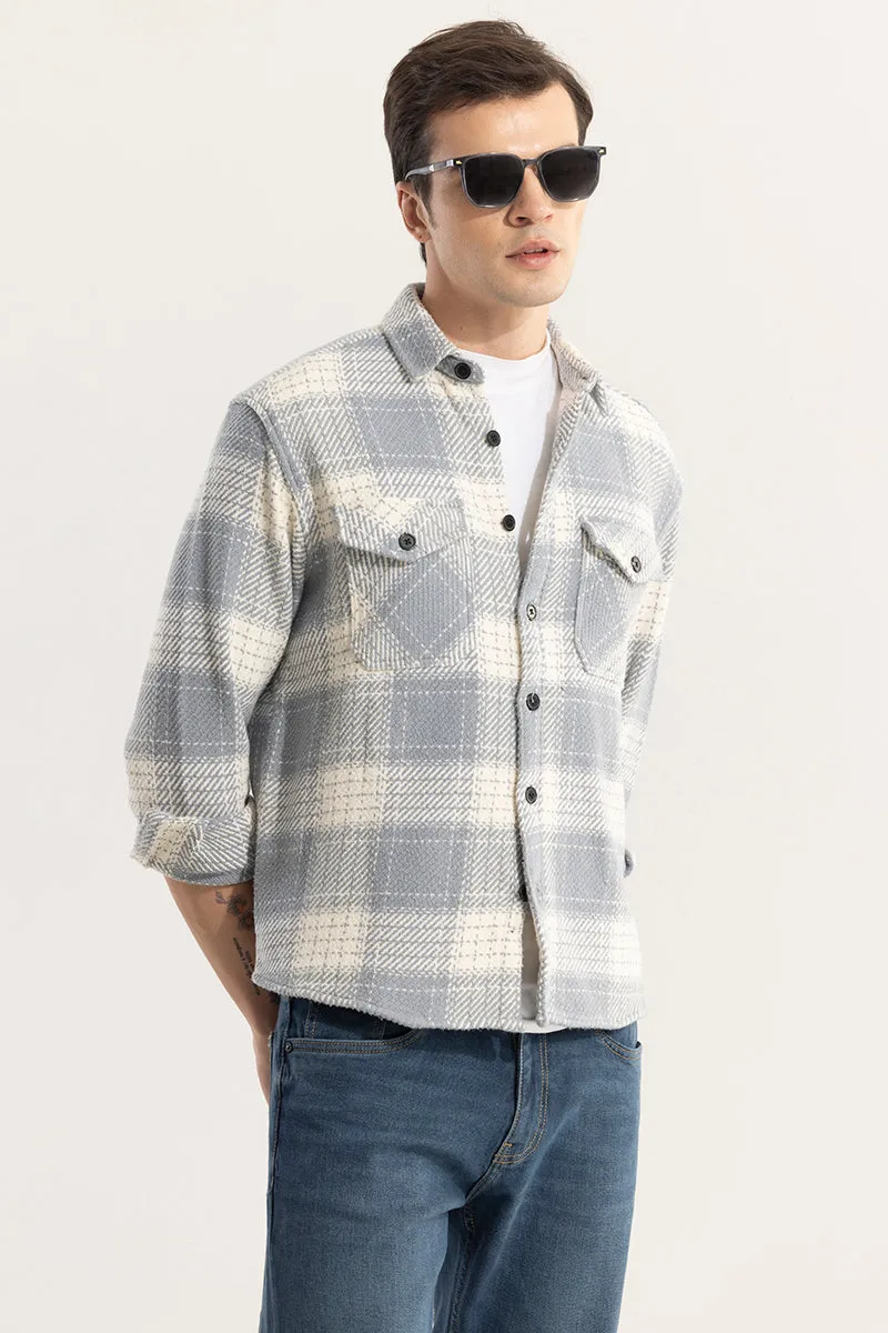 Square Grid Grey Checks Shirt