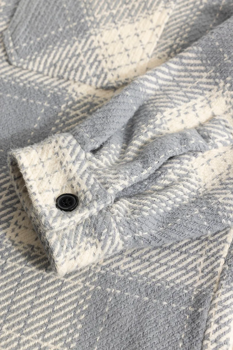 Square Grid Grey Checks Shirt