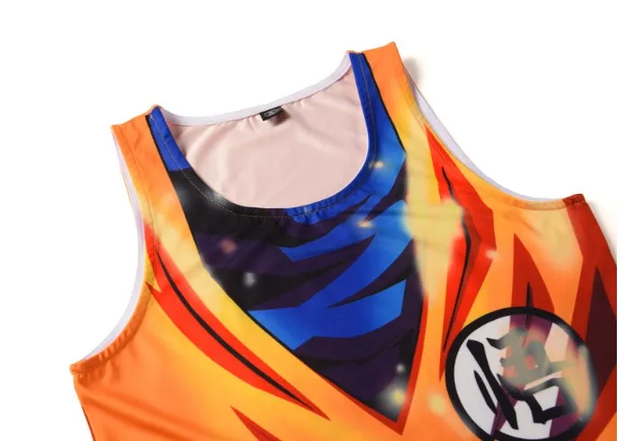 Super Saiyan God Goku Dragon Ball Z Tank Top