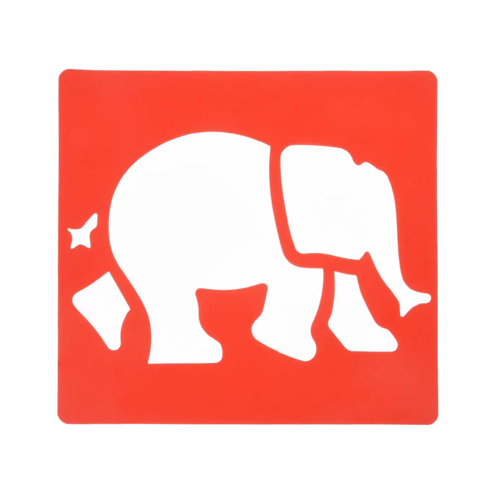 tibetara About 14*15cm Forest animals stencils pp Stencil Custom Stencil Cute Elephant,snake,bird diy Template 6 each/lot