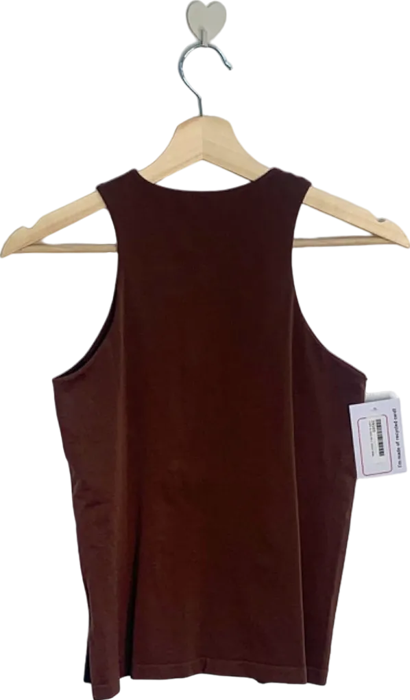 V by Very Brown Tank Top UK Size 16-20