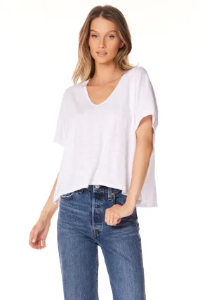 V-NECK BOXY DOLMAN TEE