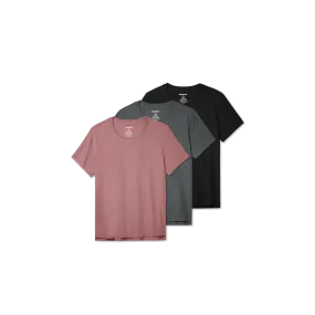 Women's Air Slub Crew Neck T-Shirt 3-Pack