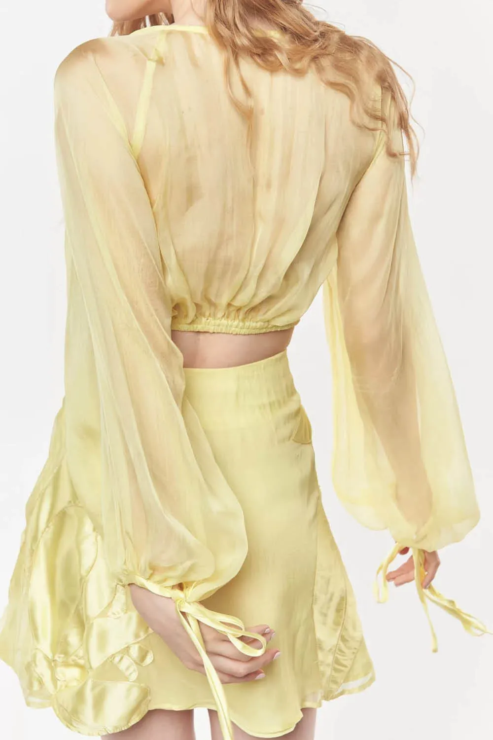 Ximena Top in Yellow