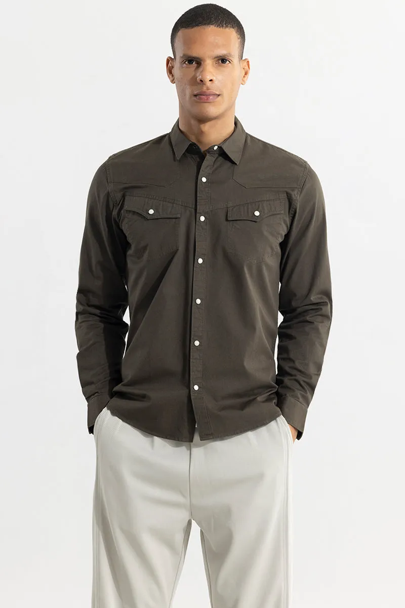 Yolk Style Olive Shirt