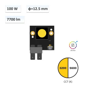 YUJILEDS CRI 95  High Power 100W Flip Chip COB LED 3200K 5600K - 125H