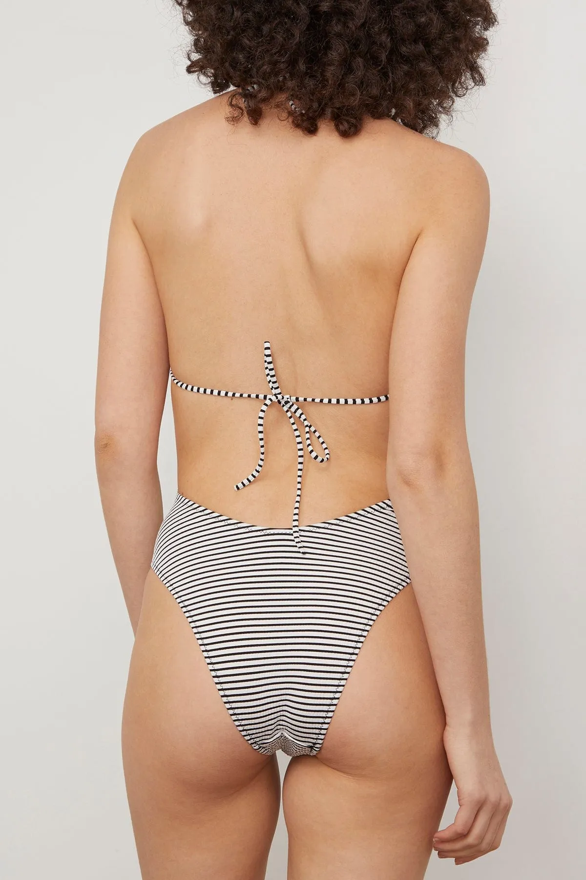 Zaria Swimsuit in Classic Breton Stripe