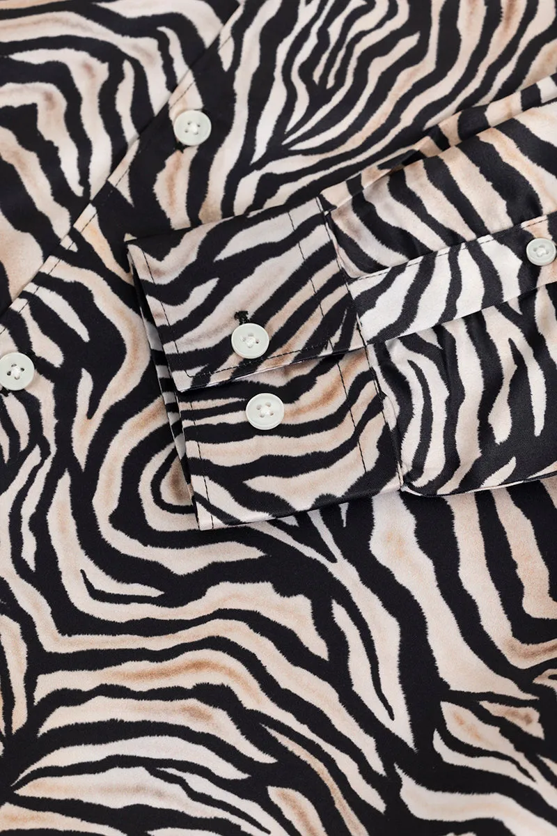 Zebra Zenith Black Shirt