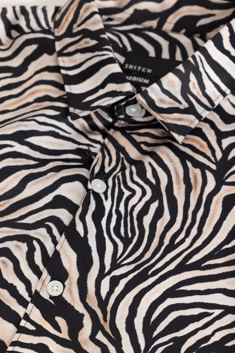 Zebra Zenith Black Shirt