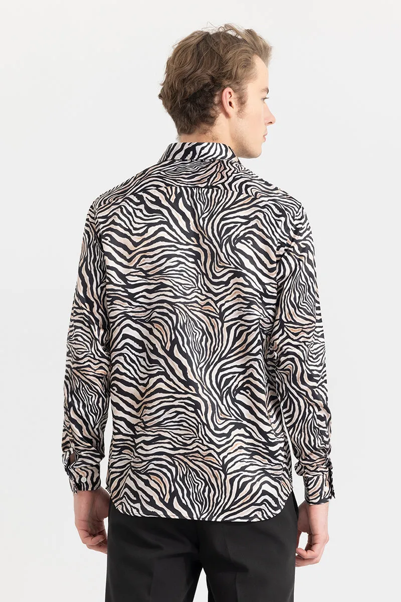 Zebra Zenith Black Shirt