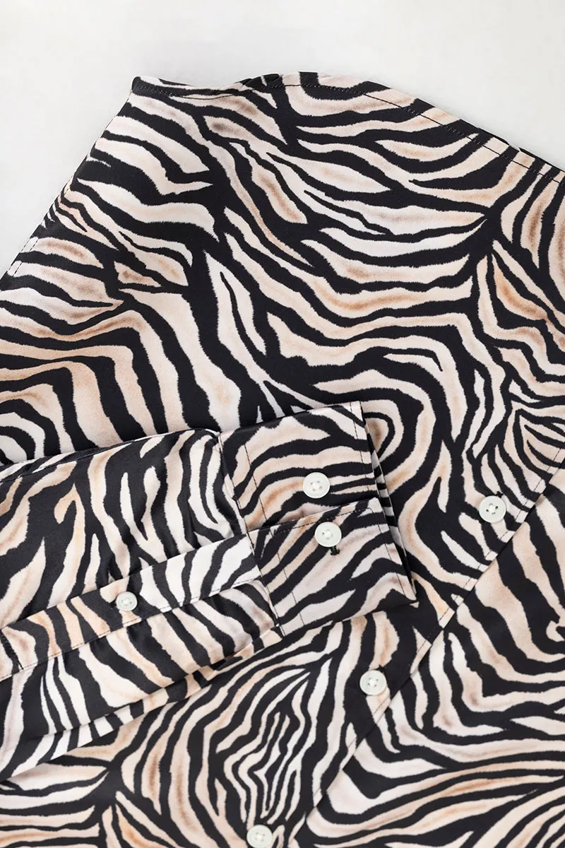 Zebra Zenith Black Shirt