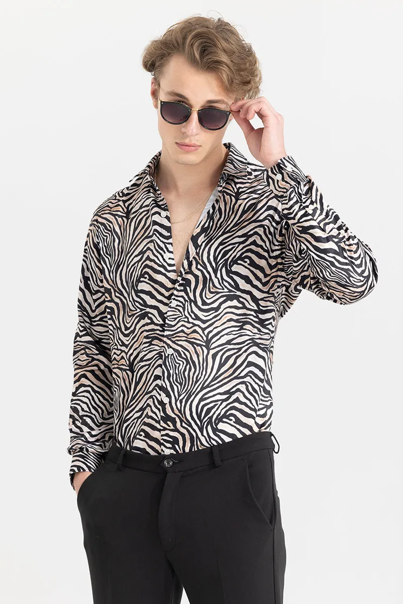 Zebra Zenith Black Shirt