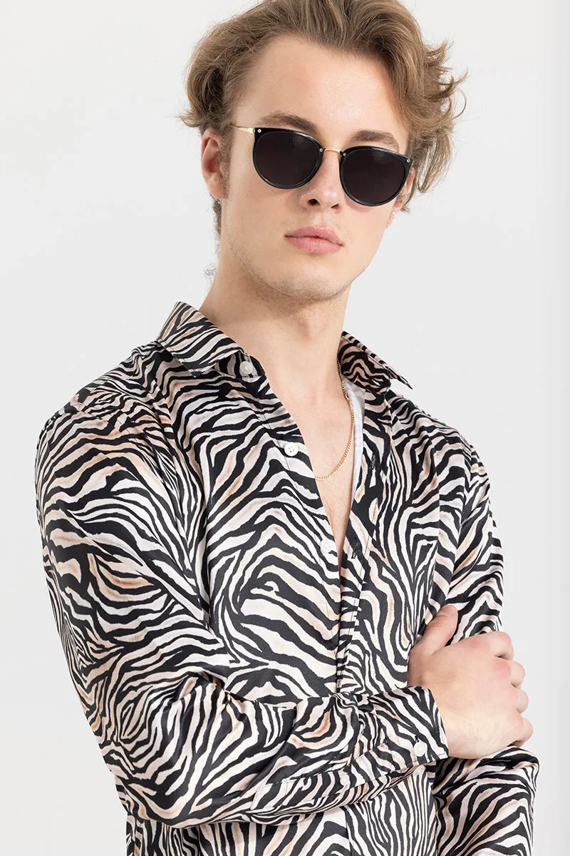 Zebra Zenith Black Shirt